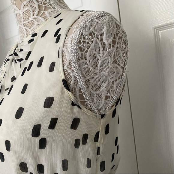 Banana Republic Polka Dot Pleated Dress 6 - Picture 9 of 16